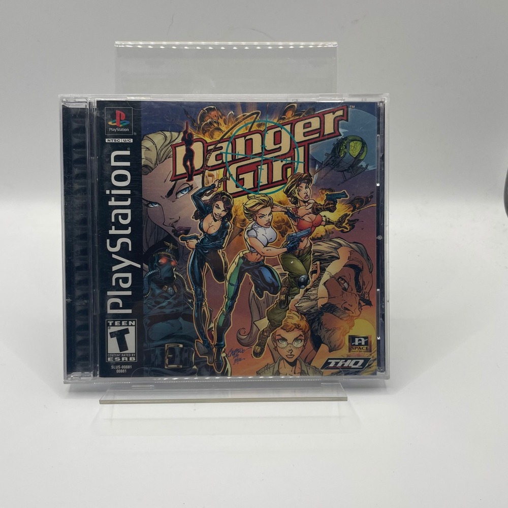 Danger Girl Sony PlayStation PS1 Video Game THQ CIB